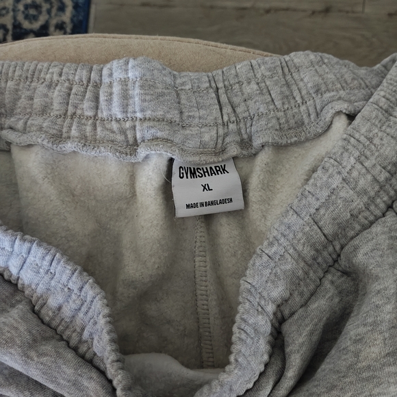 Gymshark Pants - Gymshark Light Gray Sweatpants
